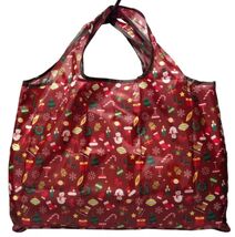 Christmas-Themed Large Foldable Lightweight Nylon Shopping Tote Shoulder... - $9.89