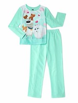 Girl&#39;s Gidget and Max Secret Life of Pets 2 Piece Pajama Sleep Set - $14.99
