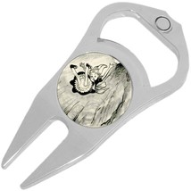 Alice Down the Rabbit Hole Golf Ball Marker Divot Repair Tool Bottle Opener - £9.44 GBP