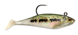 Storm WildEye Pre-Rigged Soft Fishing Lure, 3&quot;, Swim Shad Baby Bass, 3 Ct - £7.15 GBP