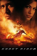 2007 Ghost Rider Movie Poster 11X17 Nicolas Cage Johnny Blaze Eva Mendes  - £9.15 GBP