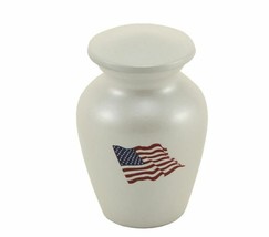 6 Keepsake Set Funeral Cremation Urn for ashes,5 Cubic Inches-Classic Color Flag - £181.88 GBP