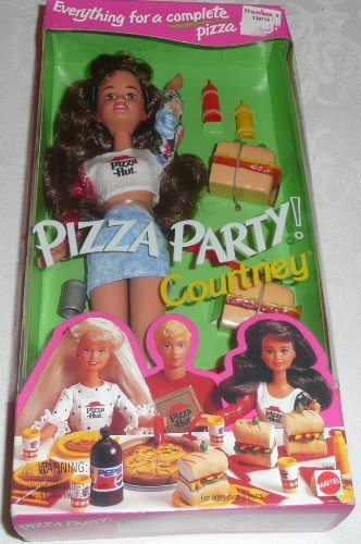 Barbie - Pizza Party COURTNEY Doll - Pizza Hut 1994 Mattel - £41.57 GBP