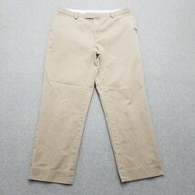 Ralph Lauren Sport Pants Womens 14 Tan Beige 34x27 Pockets Casual - $233.04 MXN