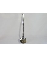 Spoon (new) FLOWER SPOON - SILVER W/ FLOWER AT BASE, 4.75&quot; LONG - £7.45 GBP