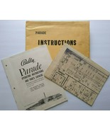 Parade 1956 Original Pinball Machine Bingo Game Service MANUAL+ Schemati... - £59.05 GBP