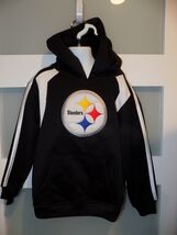 NFL Pittsburgh Steelers Football Large Aplique Logo Hooded Sweatshirt Si... - $24.00
