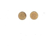 Germany - 2 coin (1950 &amp; 1971) - 10 Pfennig Coin - Bundesrepublik Deutsc... - $4.50