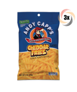 3x Bags Andy Capp&#39;s Cheddar Flavored Oven Baked Crunchy Fries Chips 3oz - $14.33