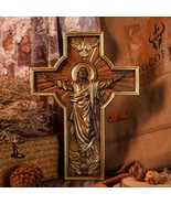 Ascension Cross Wood Carving - Religious Icons Wall Hanging - $917.28 MXN+