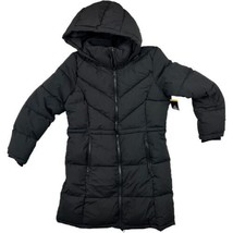 Calvin Klein Women’s Oversized Long Puffer Coat Jacket Black Med - $49.49