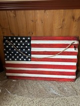 American Flag metal Wall Hanging  - 32 inch image 2