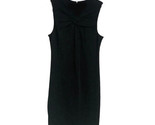 HELMUT LANG Damen Kleid Ärmelloses Twist Solide Schwarz Größe P E04HW609 - £179.27 GBP