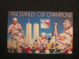 NHL NY Rangers 1994 Stanley Cup Champions Starline Poster MINI Promo 3"x5" - $11.87