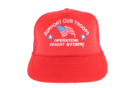 Vtg 90s Operation Desert Storm Support Our Troops Spell Out Roped Trucke... - $37.57