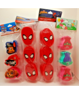Lot Of 12 Treat Containers Paw Patrol Trolls Spiderman Lunchbox Travel Size - $14.00 CAD