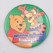 Vintage 1996 Winnie the Pooh Tigger Disneyland Hotel Character Dining Ro... - £7.76 GBP