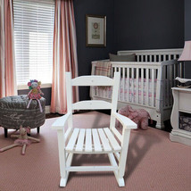 Rocking White Chair- Indoor Or Outdoor -Suitable For Kids - £56.46 GBP