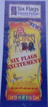 Vintage Six Flags Fiesta Texas DC Luper Heroes Live Brochure 1992 - £3.18 GBP