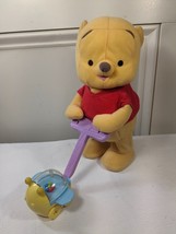 Fisher-Price Pop Along Baby Winnie the Pooh toy 2005 Plush walking Disney Mattel - £38.33 GBP