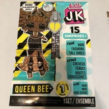 LOL Surprise JK QUEEN BEE Mini Fashion Doll 15 Surprises Series 1 Real Hair New - £13.41 GBP