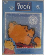 Caron Latch Hook Disney Winnie The Pooh&#39;s Snowflake Kit 13&quot; x 13&quot; With T... - $18.99