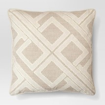 Throw pillow sofa chair bed couch home decor beige 18&quot; - 20&quot; square toss... - $19.80