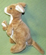 15" Kangaroo + Joey Plush Westcliff Collection Stuffed Animal Vintage Korea Toy - $31.50