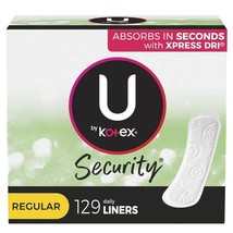 U by Kotex Lightdays Panty Liners, Regular, 129 Count - $15.27