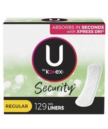 U by Kotex Lightdays Panty Liners, Regular, 129 Count - $21.42 CAD