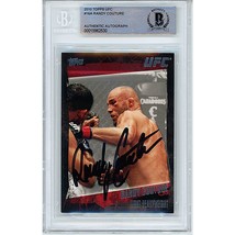 Randy Couture UFC Auto 2010 Topps Autograph Card MMA Signed Beckett BGS Slab  - £117.47 GBP