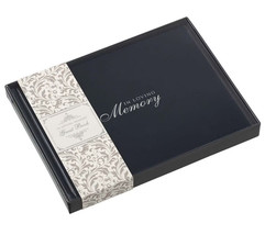 In Loving Memory Funeral Guest Book - Christian Art Gifts GST38 - £12.63 GBP