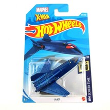 Hot Wheels X-Men X-Jet Blue #221 221/250 2021 HW Screen Time 10/10 - £9.86 GBP