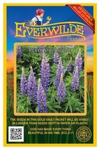 Exotic 100 Perennial Lupine Wildflower Seeds - Everwilde Farms Mylar See... - £9.37 GBP