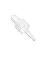 Pack of 12 Small Eye Droppers with a 18/410 Finish. White Bulb Fine Ribb... - $7.99
