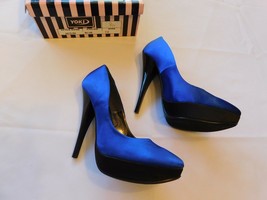 Yoki Women&#39;s Ladies Shoes High Heels Royal Blue Size Variations Angelina... - £22.29 GBP