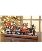 Mr. Christmas Animated Musical Santa&#39;s Express &amp; Working Smokestack 20 s... - $445.49