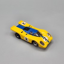Aurora AFX Porsche 917 HO Slot Car Yellow #2 Vtg - $38.69