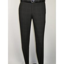 Men Suit BERLUSCONI Turkey Italian Wool 180's Single Breasted 623-01 Black Plaid image 10