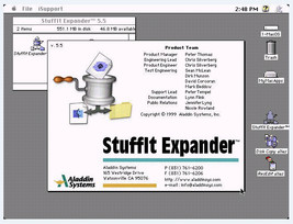 Vintage Apple Macintosh Stuffit Expander Version 5.5 on New 1.4mb Disk - $9.95