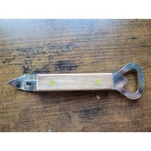 Vintage Mid-Century Can/Bottle Opener w/Wood Handle - $9.89