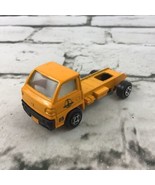 Vintage Tow Truck Diecast Vehicle Orange Collectible 1:68 Toy Car  - $9.89