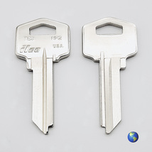 HR2 Key Blanks for Various Products by Fortress, HARLOC, and TESA (3 Keys) - £7.15 GBP
