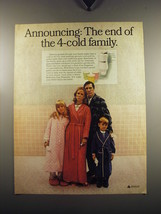 1969 Dixie Cups Advertisement - Announcing: The end of the 4-cold family - £14.81 GBP