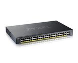 Zyxel 48-Port PoE Gigabit Switch | Smart-L2 Managed | 48x PoE+ @375W | 4... - $982.05