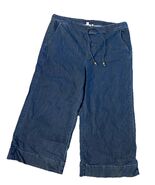 Chico&#39;s Cropped Drawstring Jeans Size XL - €32,62 EUR