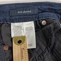 Lucky Brand Women Blue Cotton Blend Ava Legging Soft Skinny Pant Sz 2/26 (26x27) image 5