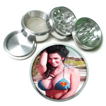 An item in the Collectibles category: Fiji Pin Up Girls D9 Aluminum Herb Grinder 2.5" 63mm 4 Piece