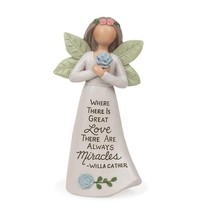 &quot;Where There is Great Love There Are Always Miracles&quot; Graceful Sentiment... - $19.95