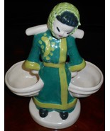 1940s/50s California Pottery KAYE FIGURINE Asian Peasant Woman - $553.89 MXN
